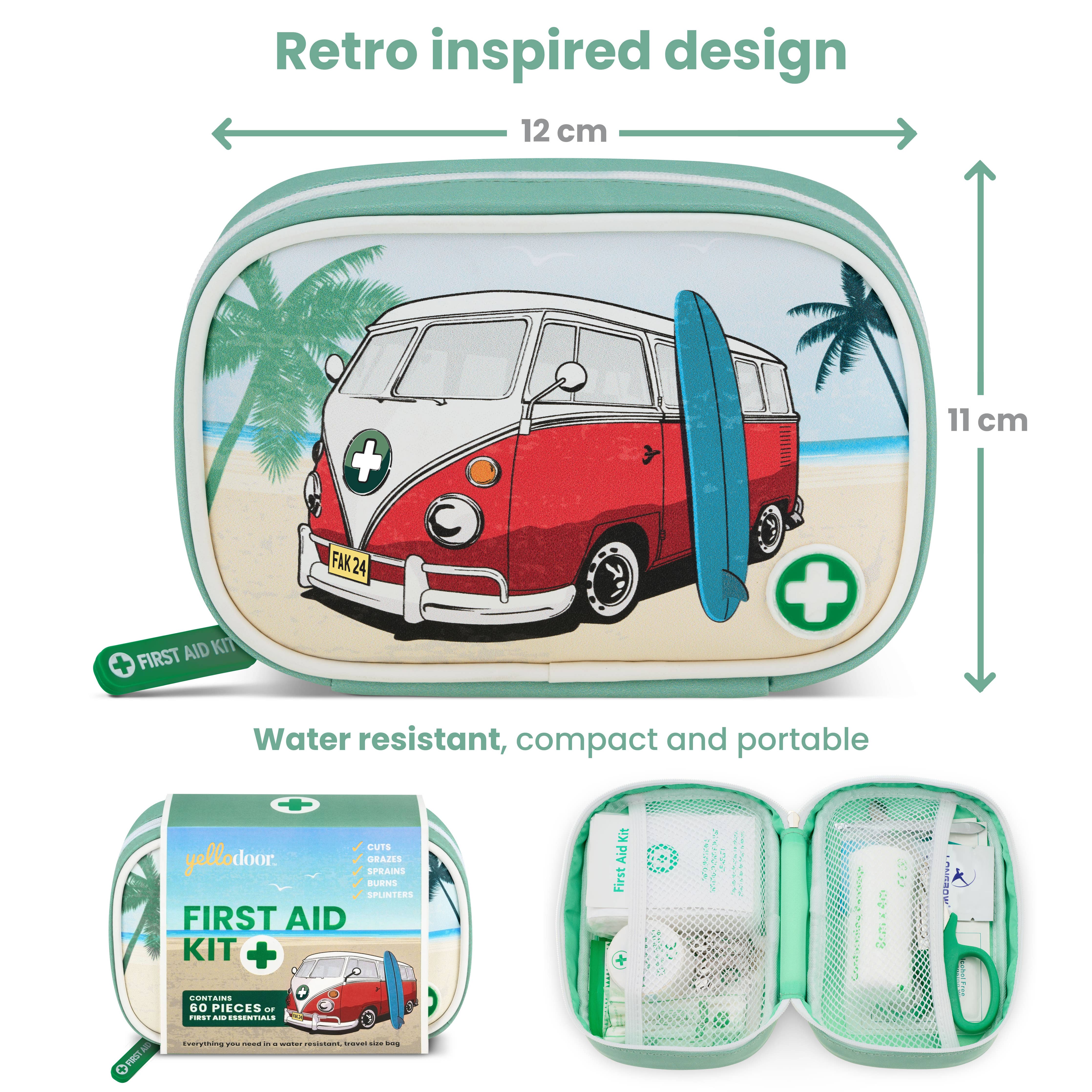 Campervan First Aid Kit - Ideal for Camping, Travel & Hiking