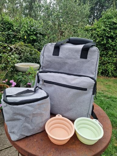 Dog Travel Bag & Pet Organiser Backpack