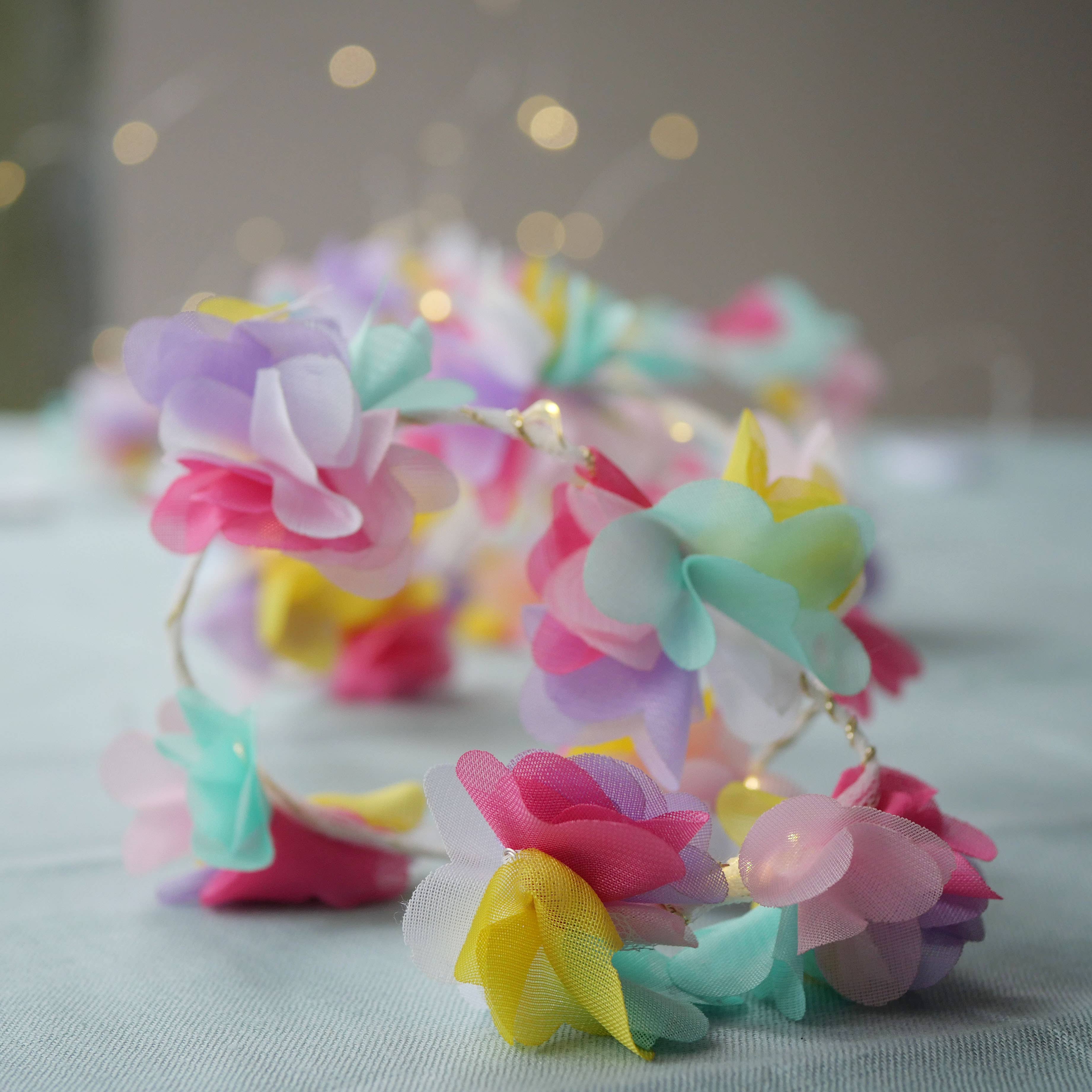 Boho Bloom Fairy Lights – various colours