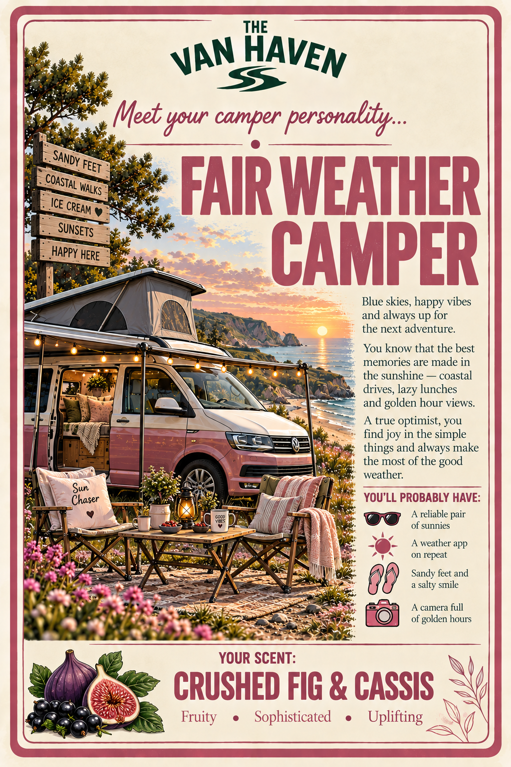 Fair Weather Camper -  Woodwick Candle