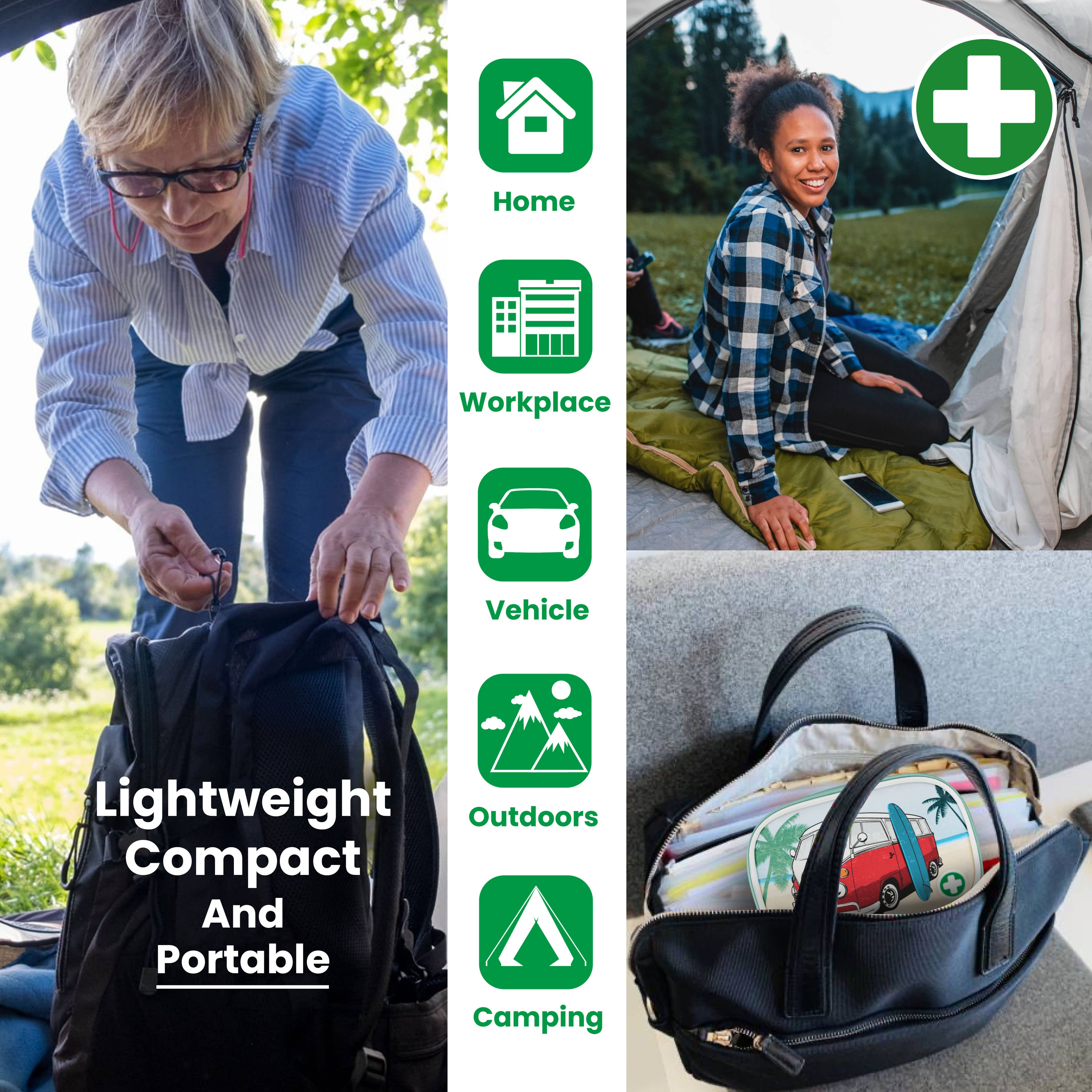 Campervan First Aid Kit - Ideal for Camping, Travel & Hiking