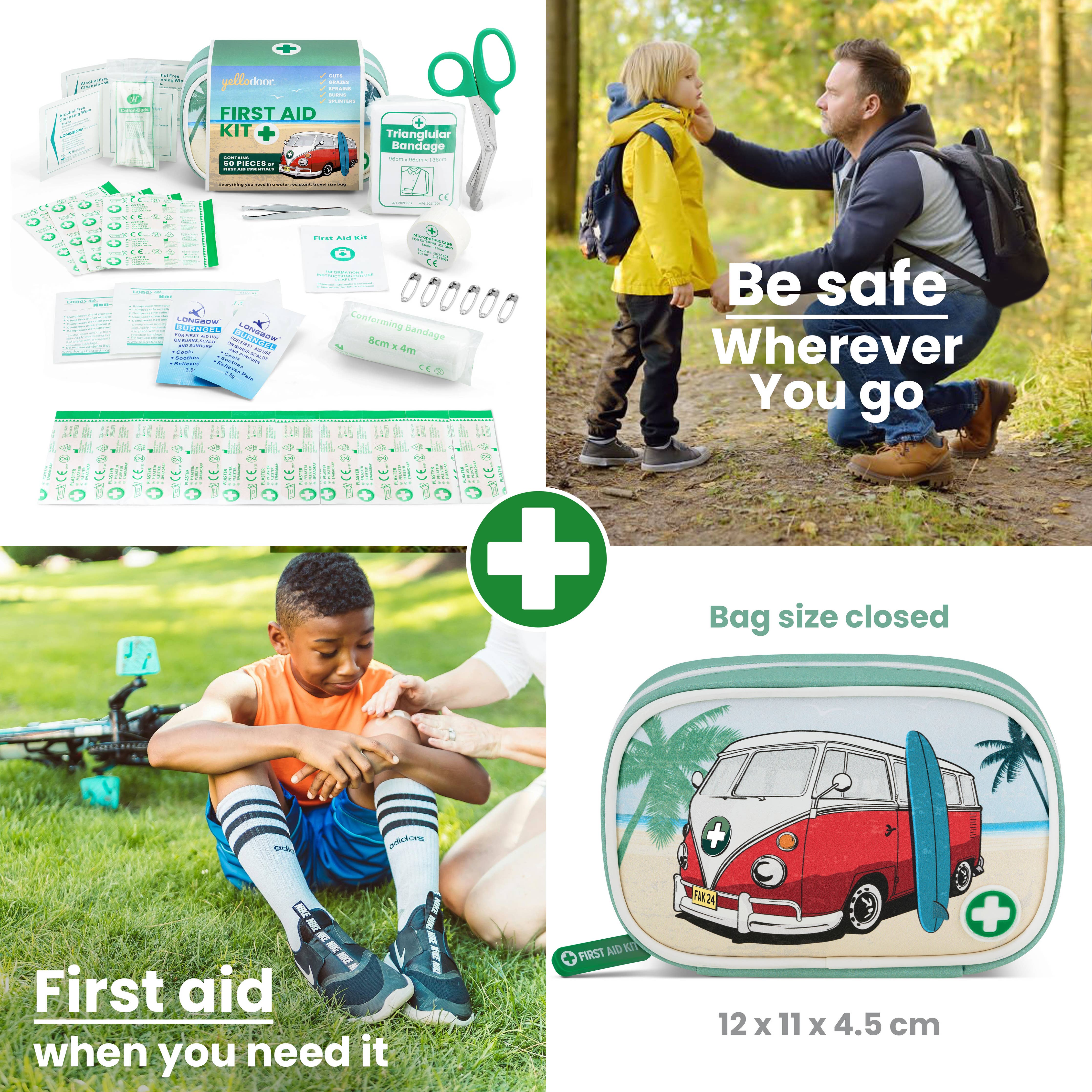 Campervan First Aid Kit - Ideal for Camping, Travel & Hiking