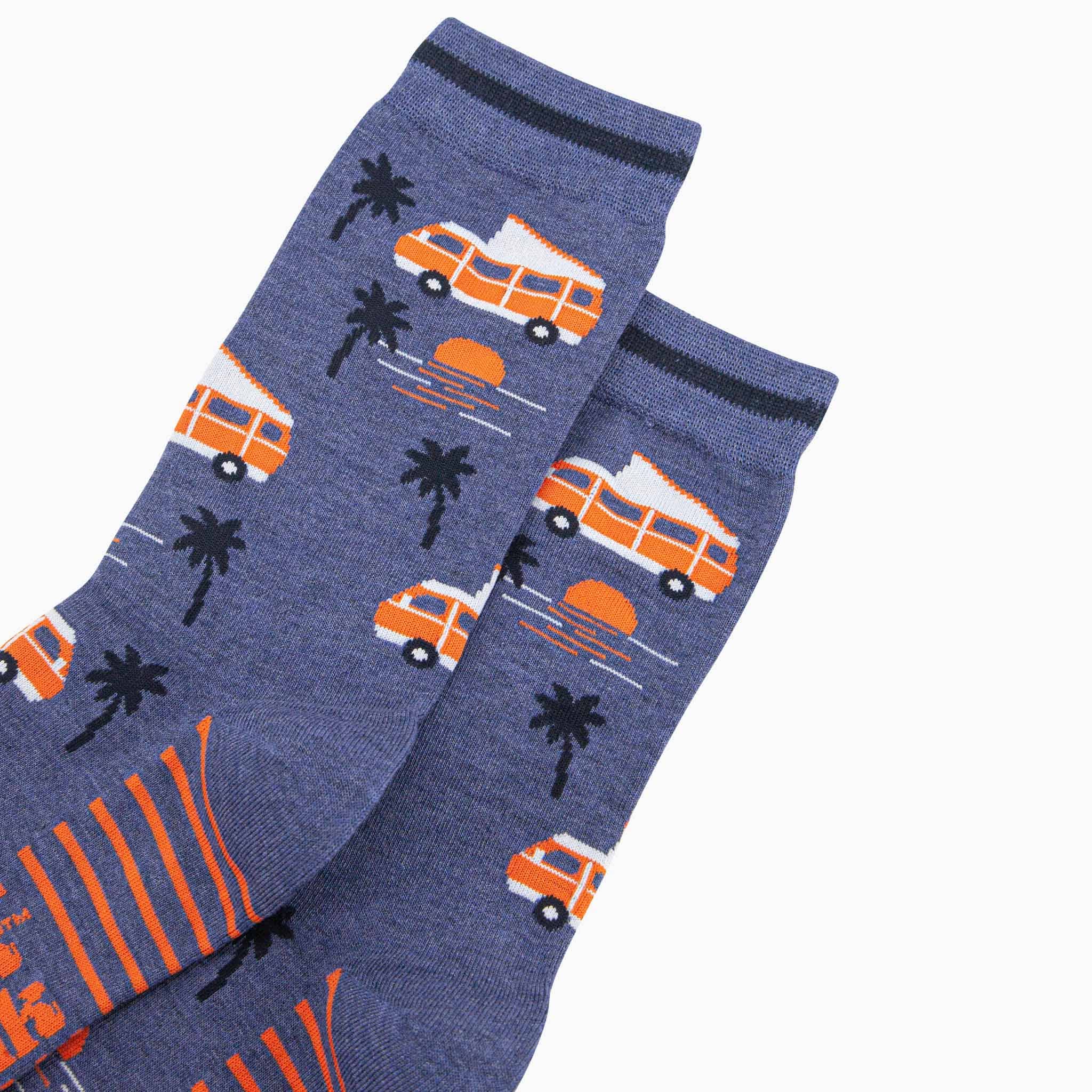Van Life Bamboo Socks - Denim