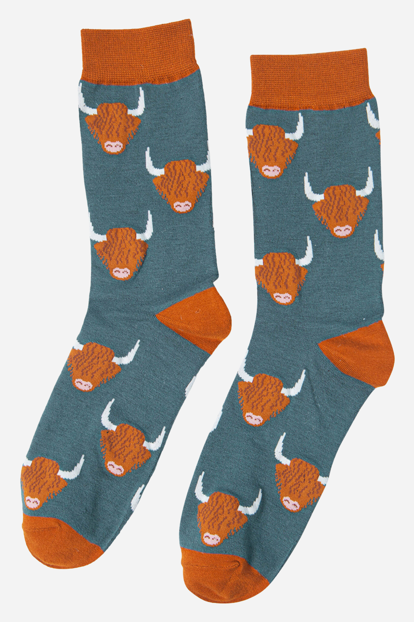 Highland Roam Bamboo Socks - Teal