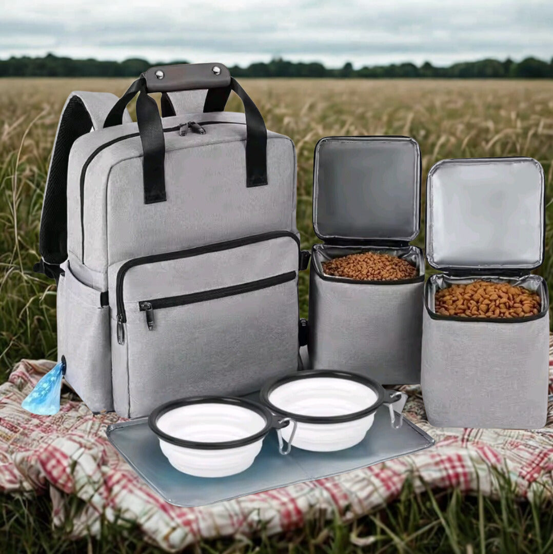 Dog Travel Bag & Pet Organiser Backpack