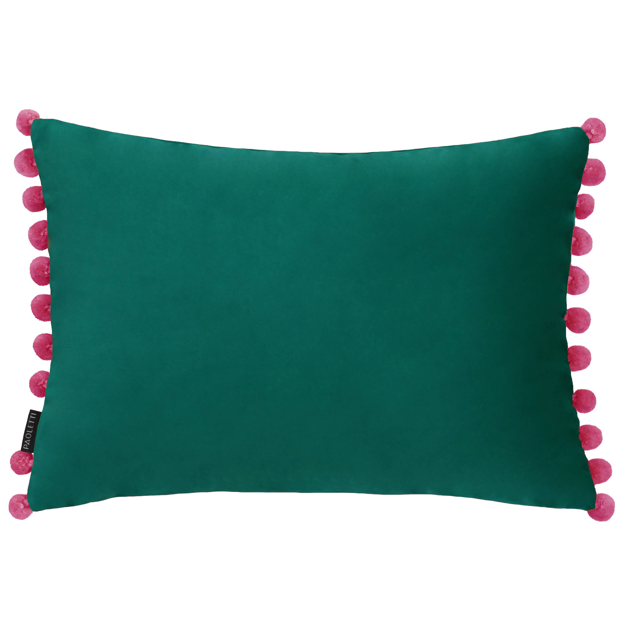 Fiesta Velvet Cushion Teal/Berry