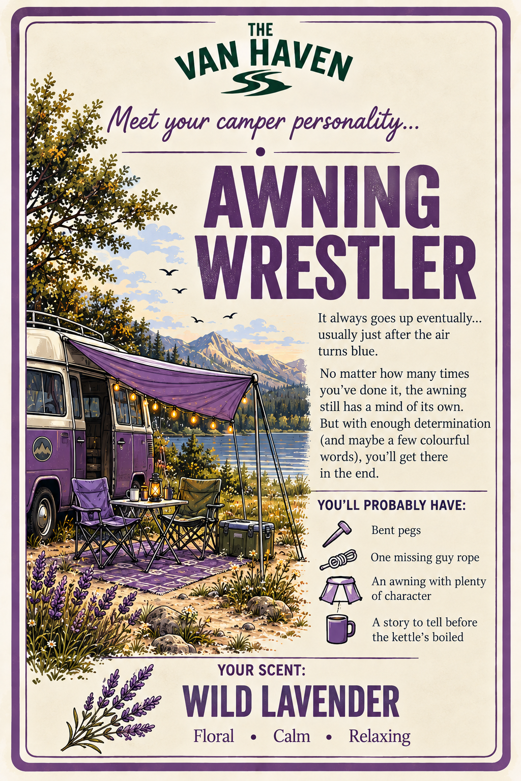 Awning Wrestler - Woodwick Candle