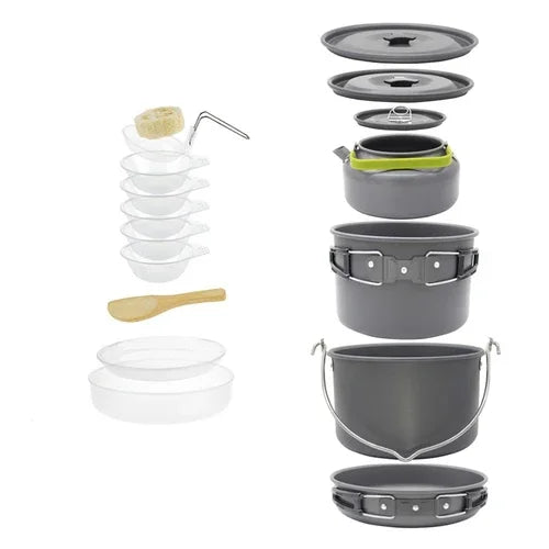Space Saving Camping Cookware Set