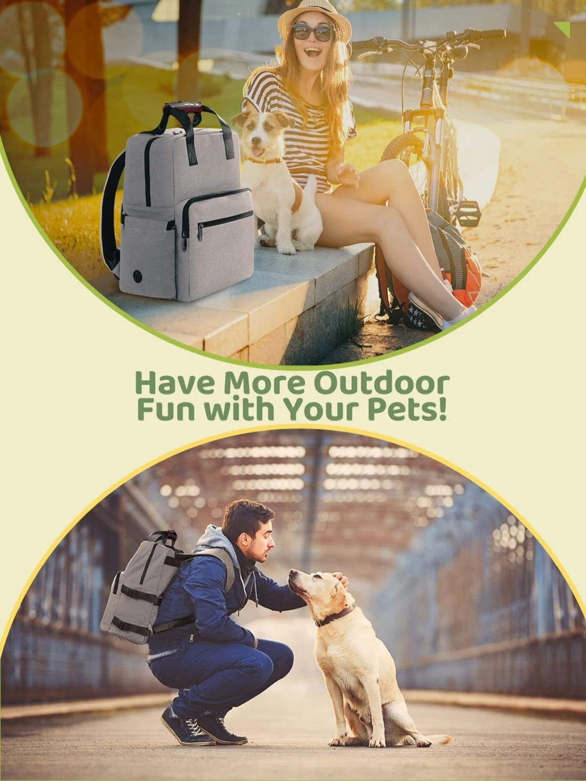 Dog Travel Bag & Pet Organiser Backpack