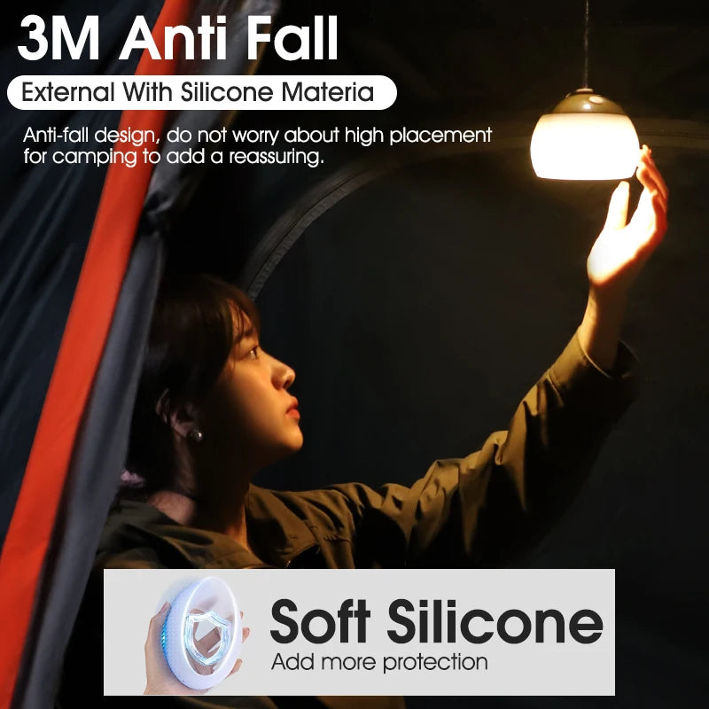USB Rechargeable Camping Lantern – Hanging Tent Light for Campervans, Vanlife & Outdoor Adventures
