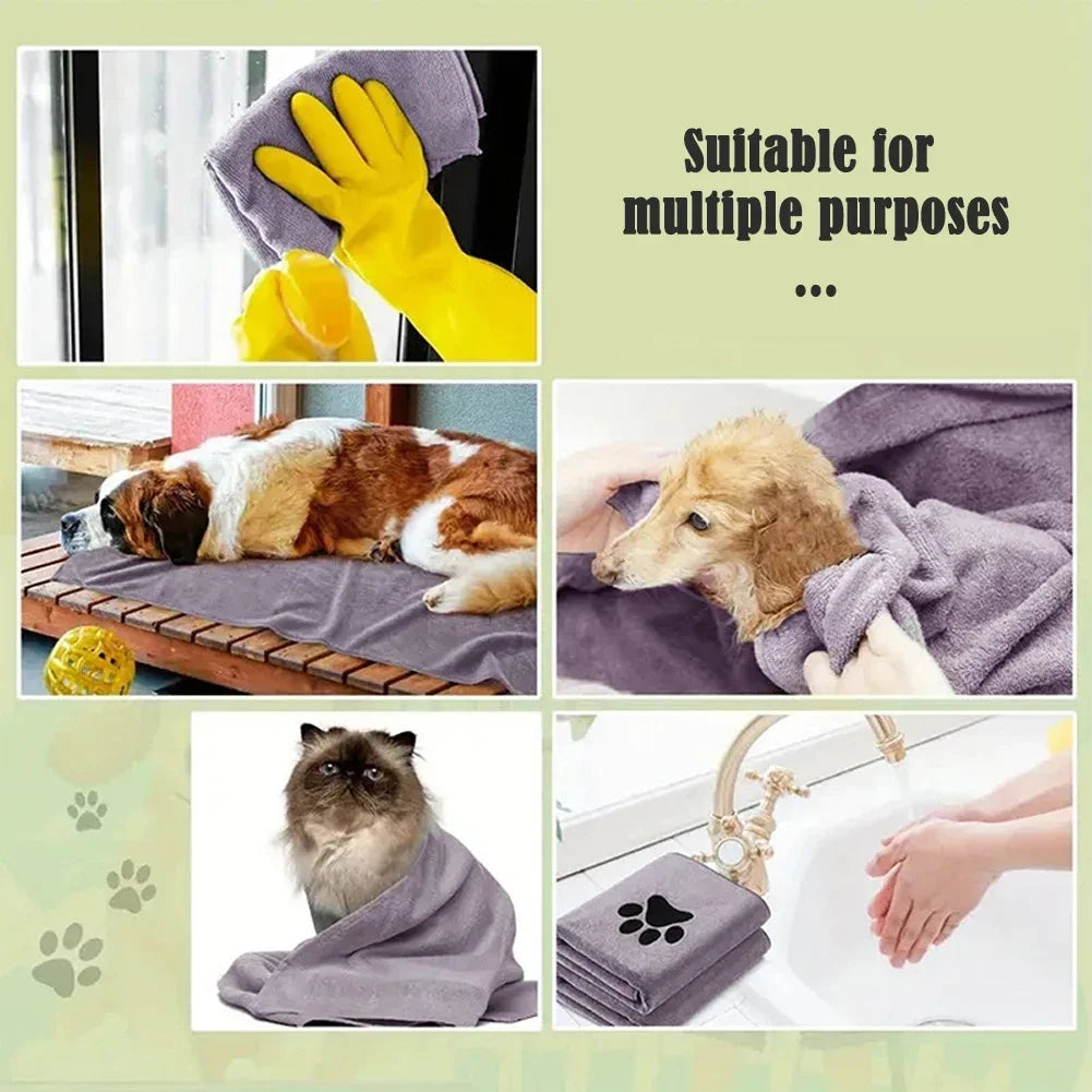 Quick-Dry Microfibre Pet Towel