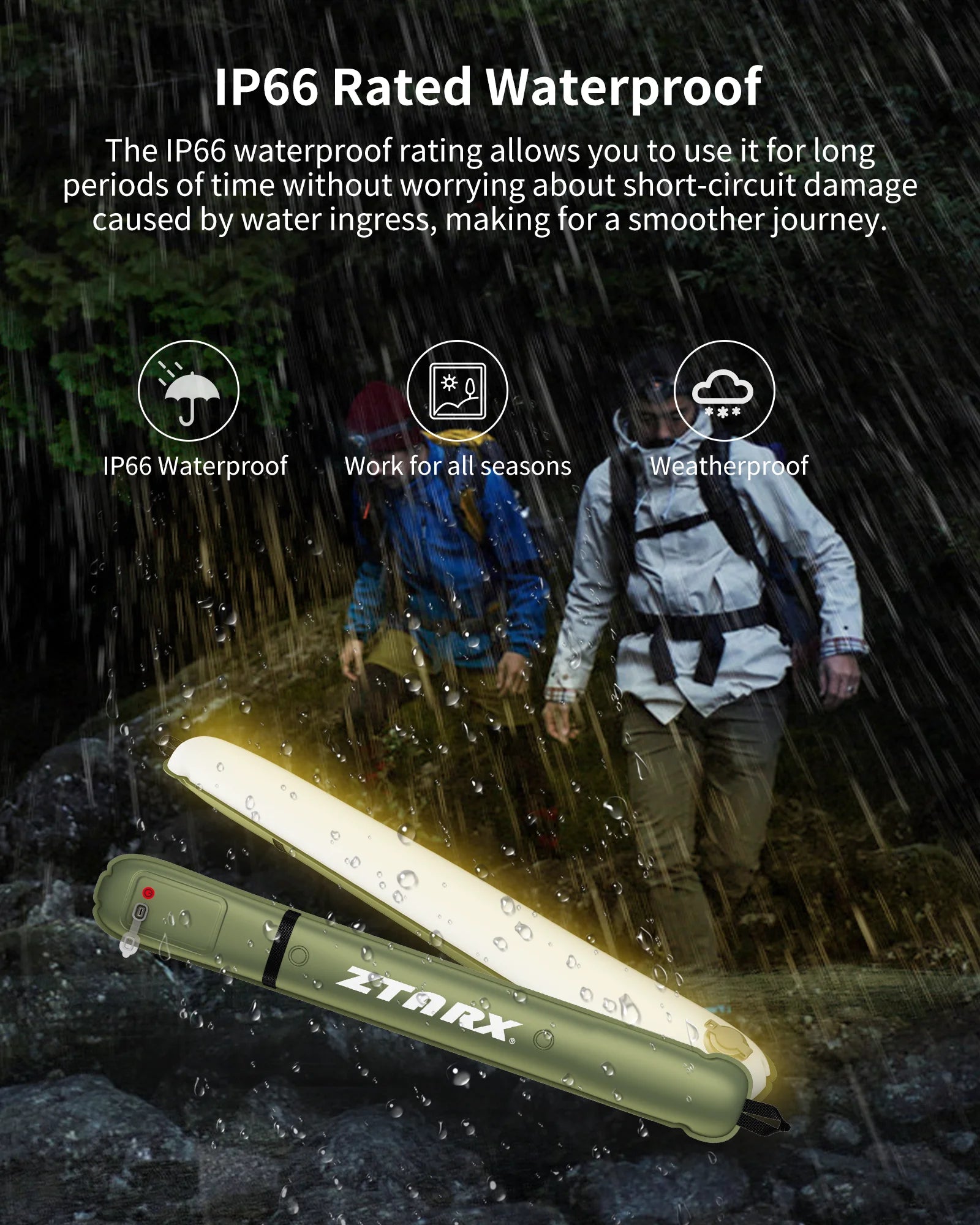 Inflatable Solar Camping Light – Portable, Rechargeable Vanlife Lantern