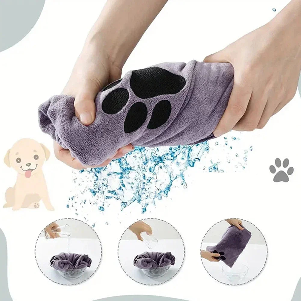 Quick-Dry Microfibre Pet Towel