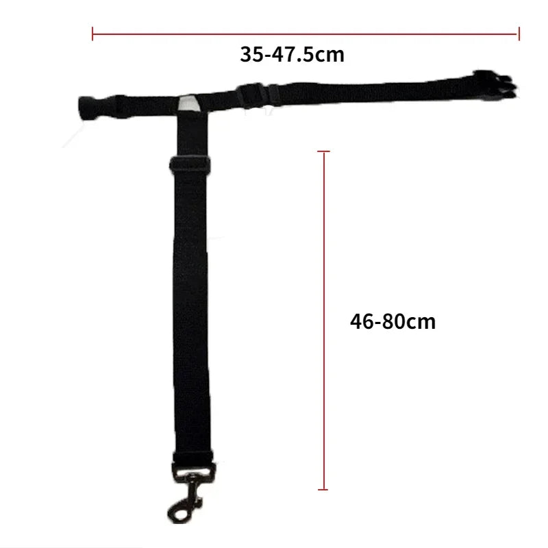 Two-in-one Pet Car Seat Belt Nylon Lead