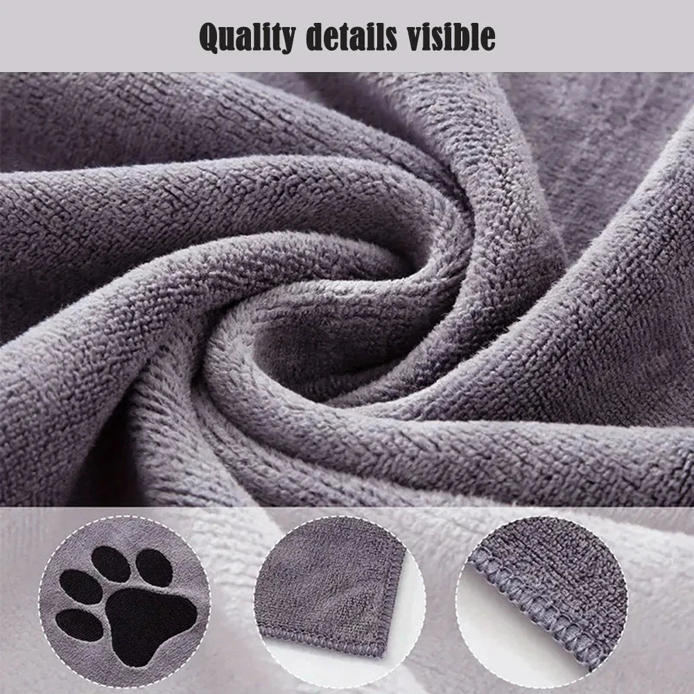 Quick-Dry Microfibre Pet Towel