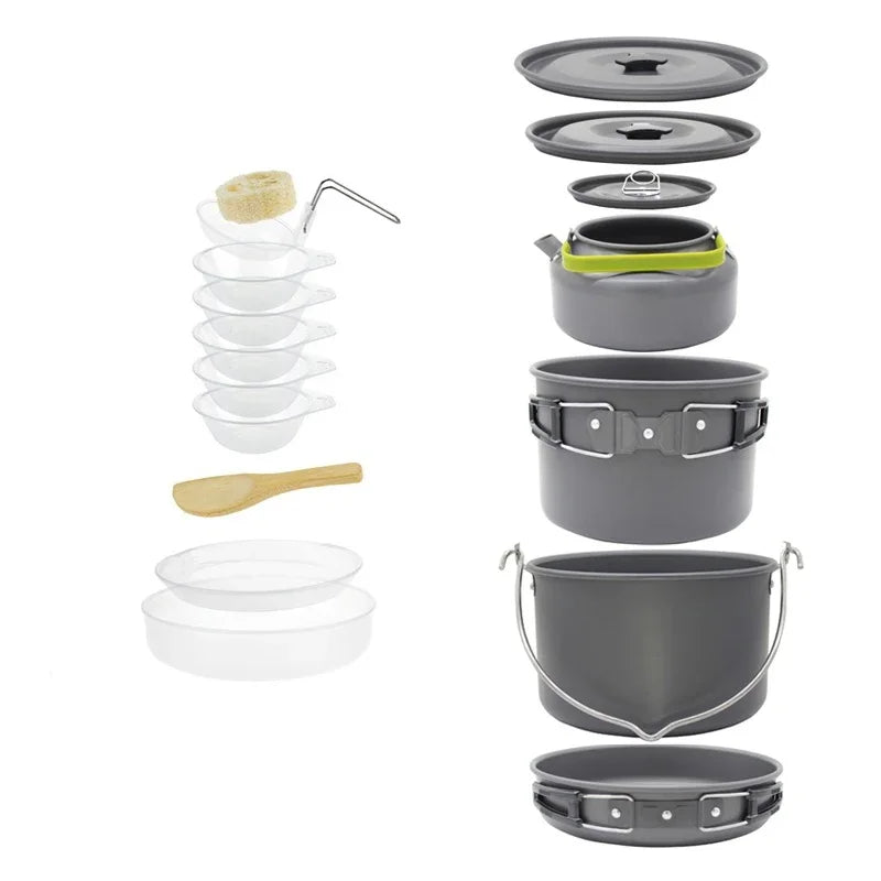Space Saving Camping Cookware Set