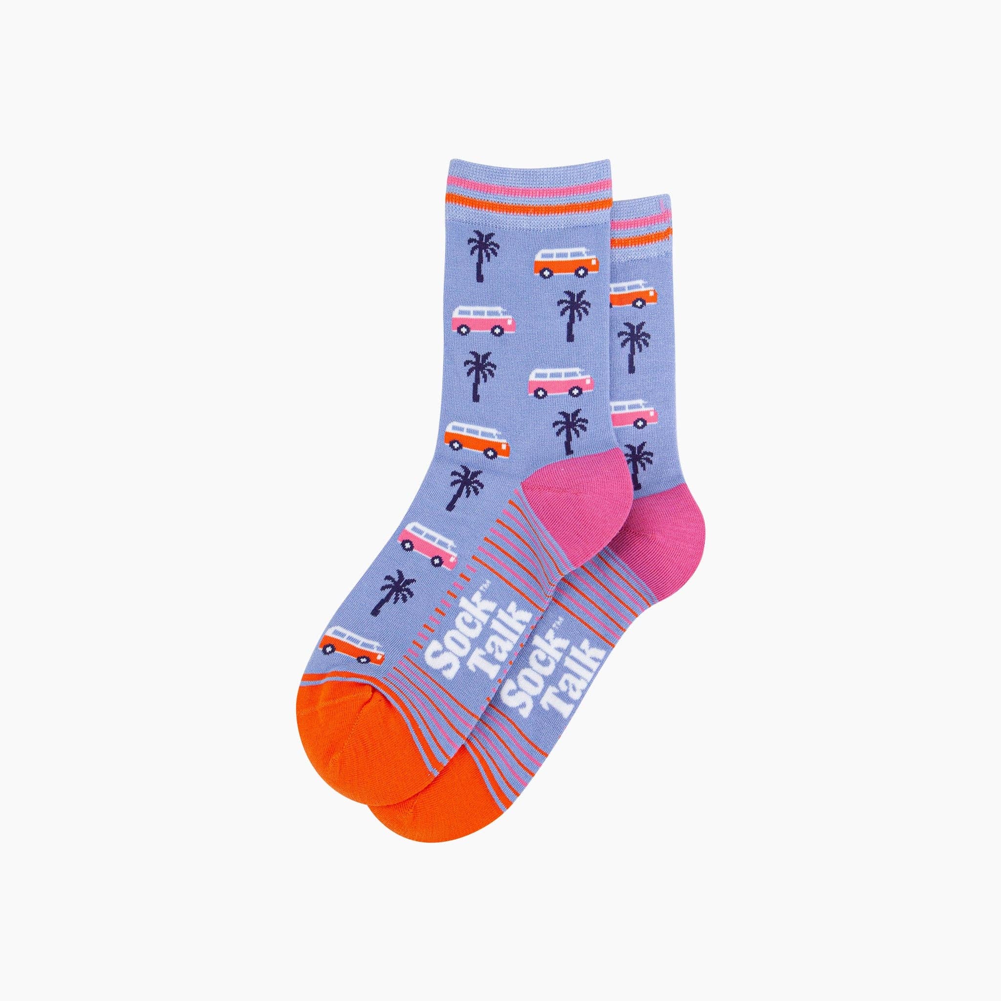 Palm Springs Bamboo Socks - Blue