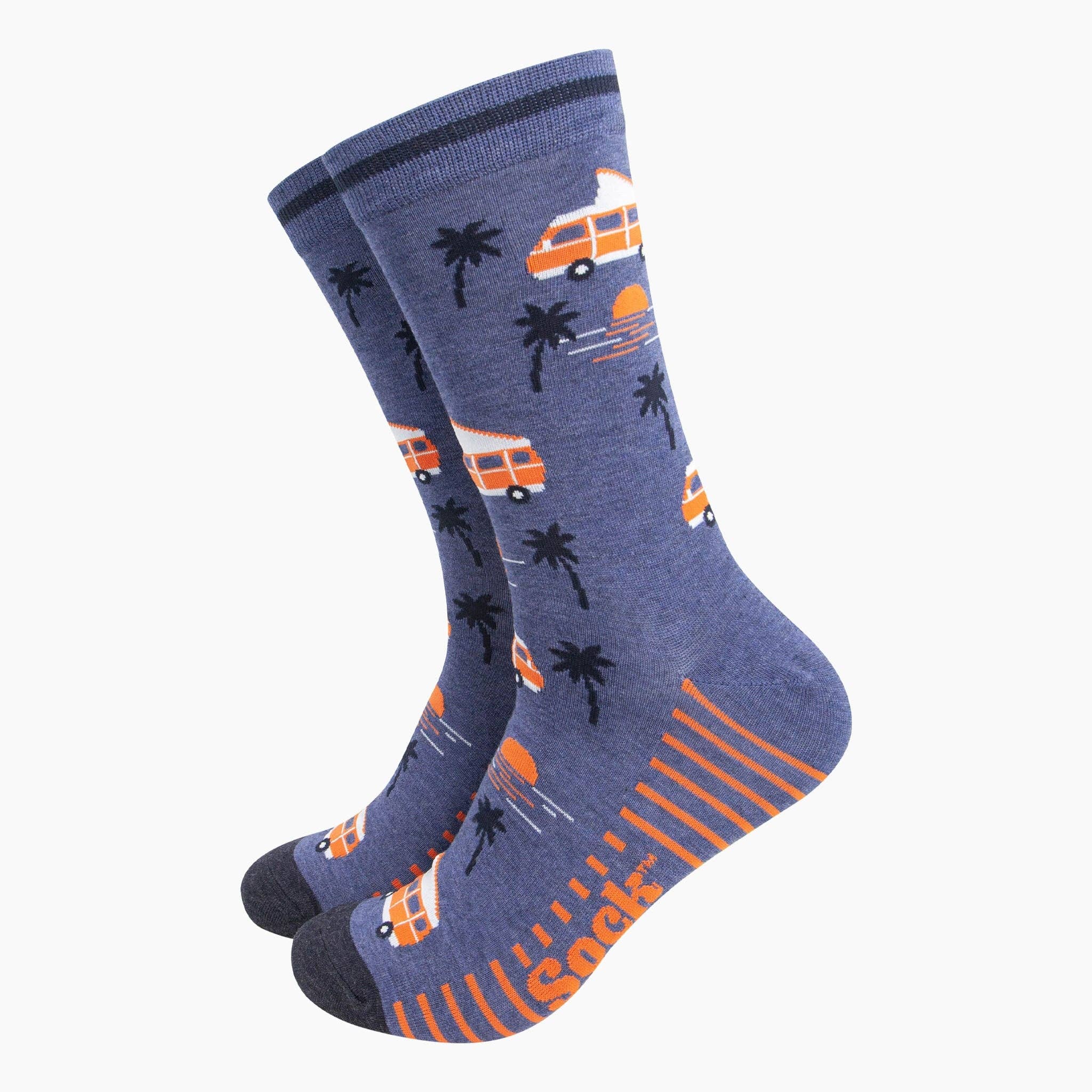 Van Life Bamboo Socks - Denim