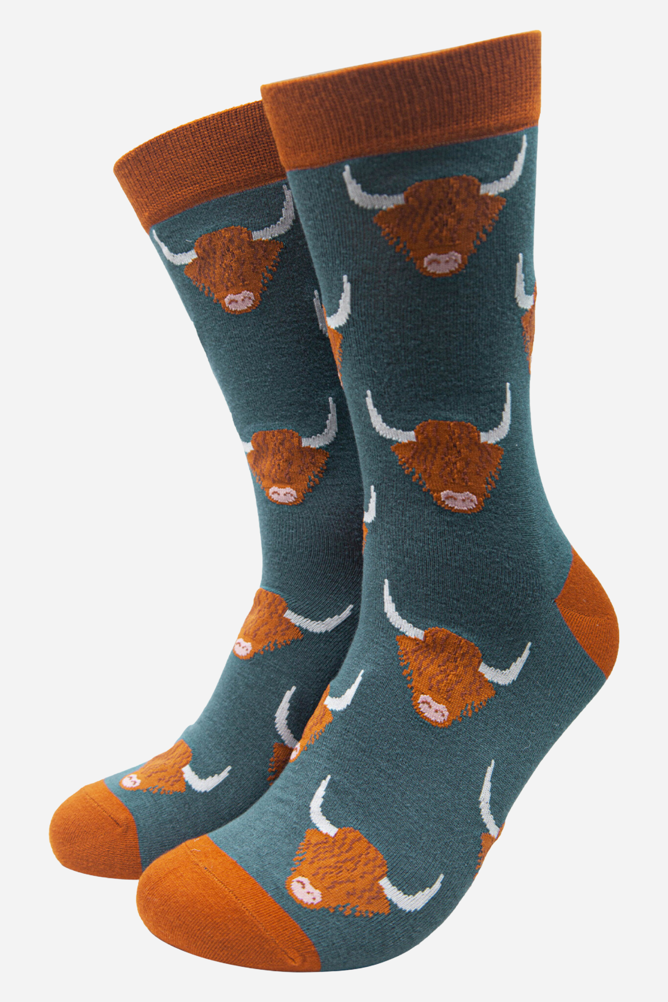Highland Roam Bamboo Socks - Teal