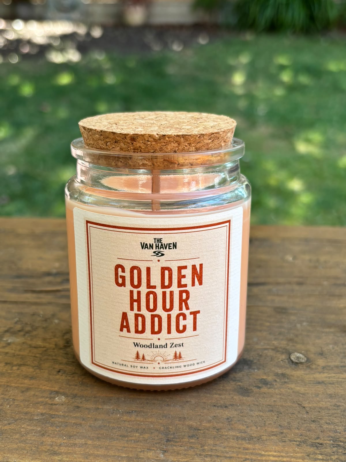 Golden Hour Addict - Woodwick Candle